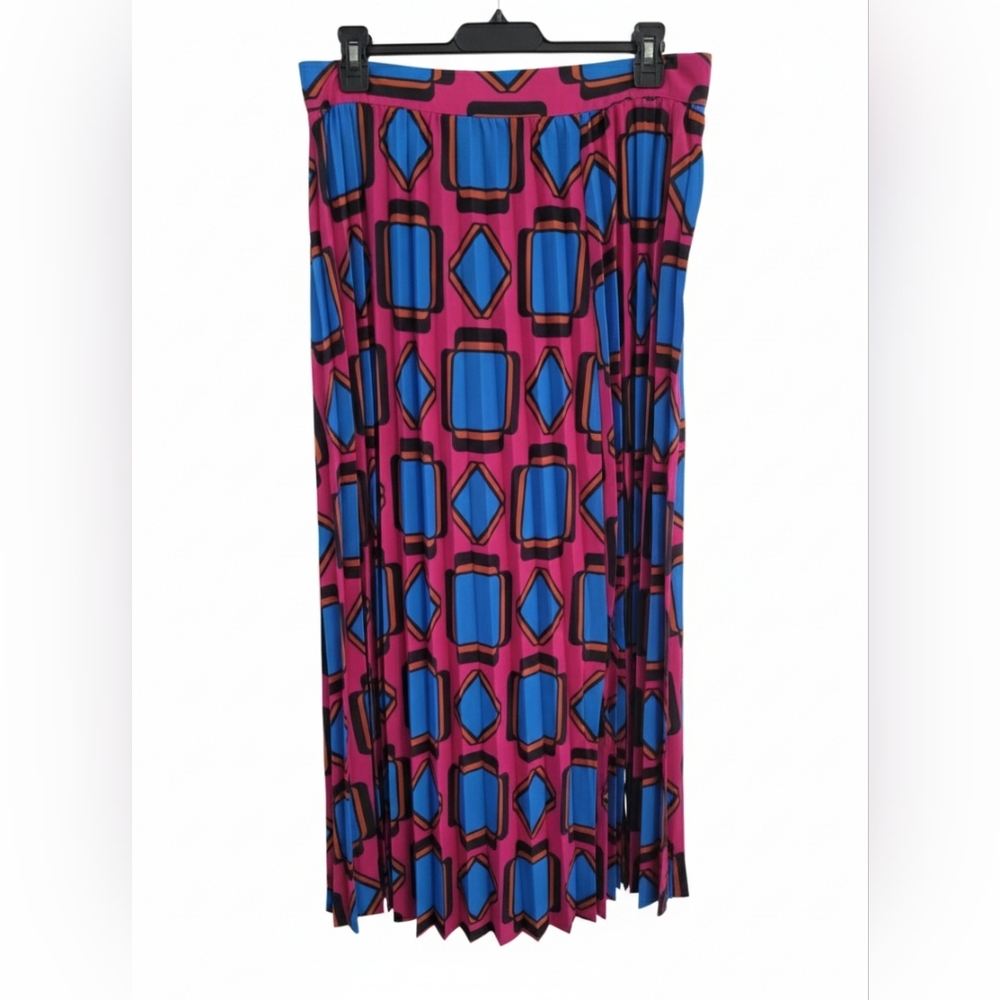 Warner Bros. Pink and Blue Maxi Skirt